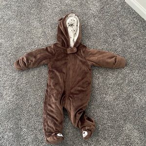 9Mo brown bear baby bunting by Carters